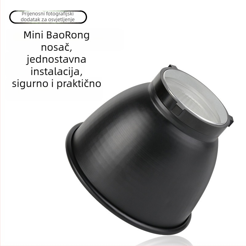 Dodatna oprema za osvjetljenje: abažur za Baorong bajonet LED lampu s COB reflektorom, metalni, mini reflektor