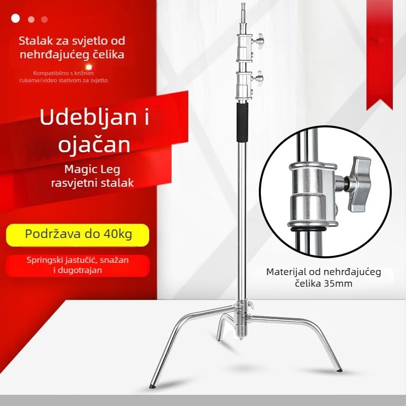 Su Ben C-Stand za studijsku rasvjetu – aluminijska legura, tripod/PTZ, opće korištenje
