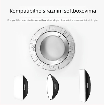 Metalni držač za studijsko svjetlo i softbox, aluminijska legura