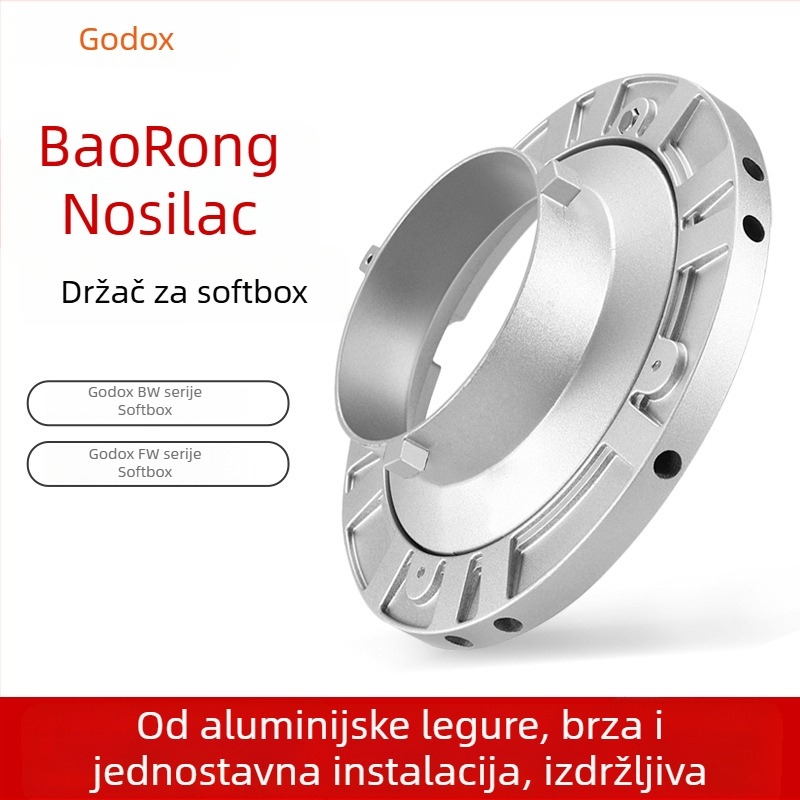 Metalni držač za studijsko svjetlo i softbox, aluminijska legura