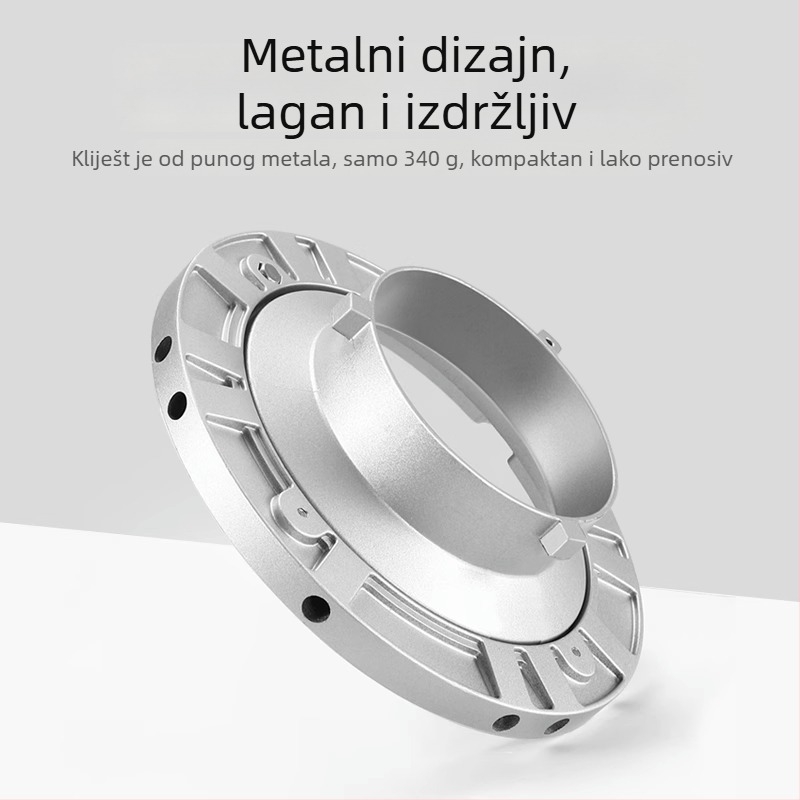 Metalni držač za studijsko svjetlo i softbox, aluminijska legura