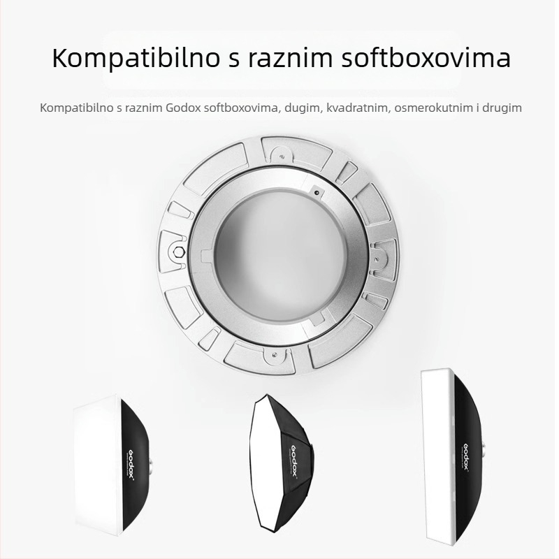 Metalni držač za studijsko svjetlo i softbox, aluminijska legura
