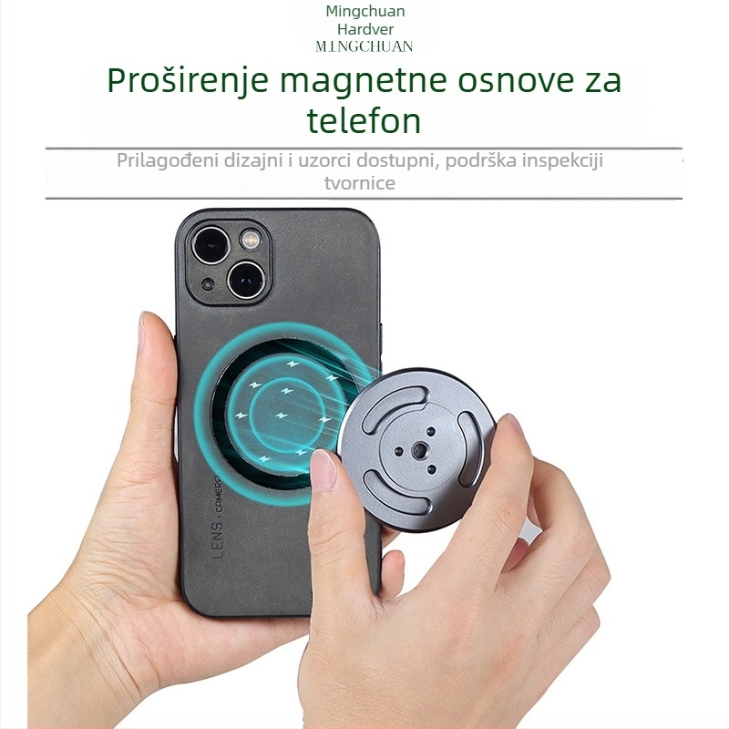 Magnetska baza za držač telefona za DJI Osmo Mobile 6, aluminijska legura, težina 33 g, zamjenski dio