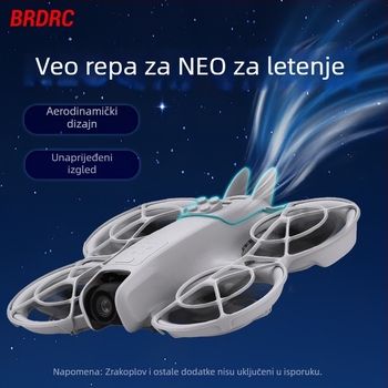 Brdrc NEO025 – Zaštitni nosač baterije za DJI NEO, otpornost na padanje i otpuštanje, zaštita stražnjeg krila za zamjenu baterije