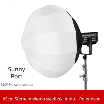 Soflight rasvjeta s aluminijskim legurom i ojačanim najlonom; kompatibilno s Baorong kopčom za prijenos uživo; nosivost do 6-10 kg; težina 0,8 kg