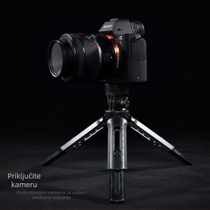 God Cow MT01 Mini stativ s LED svjetlom za DSLR i mirrorless kamere, od ugljičnih vlakana