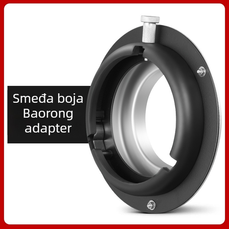 Bajonetni adapter za studijsko svjetlo za Softbox, aluminijeva legura, bajonet konverter, nosač fotografskog svjetla