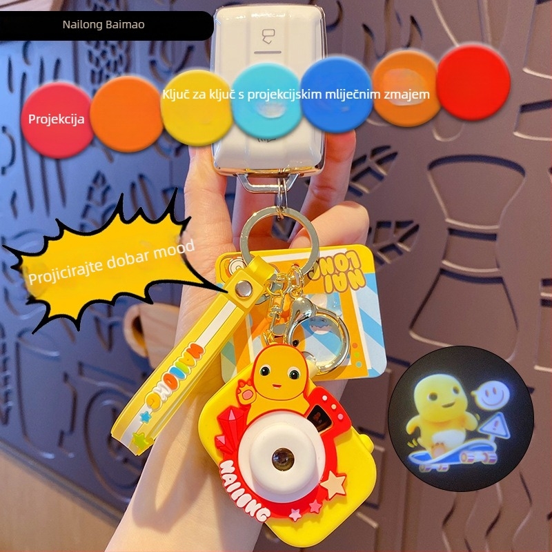 Milk Dragon IP kamera ključ s projekcijom, PVC + metalna konstrukcija, prilagodljiv