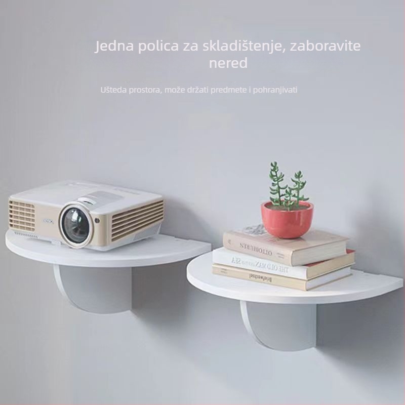 Zidni plastični nosač bez bušenja za projektor, telefon i ruter