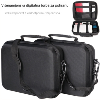 Višenamjenska torba za digitalne dodatke i projektor — Oxford platno + EVA tvrda kućišta; nosivost do 15 kg; izrada toplinski tiskanje i šivanje