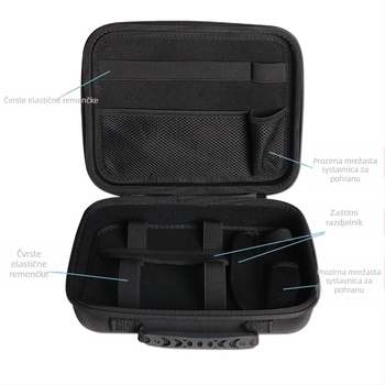 Višenamjenska torba za digitalne dodatke i projektor — Oxford platno + EVA tvrda kućišta; nosivost do 15 kg; izrada toplinski tiskanje i šivanje