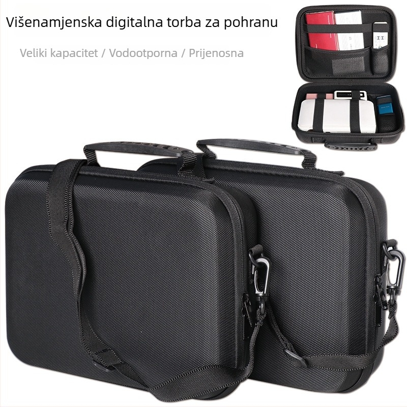 Višenamjenska torba za digitalne dodatke i projektor — Oxford platno + EVA tvrda kućišta; nosivost do 15 kg; izrada toplinski tiskanje i šivanje