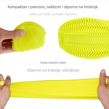 Silikonska zaštita za cipele – vodootporna, otporna na prljavštinu, prijenosna, prilagodljiva
