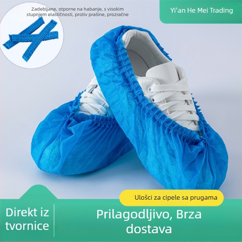 Jednokratne navlake za obuću, netkanog materijala, protuklizne, zaštita od prašine, biološki razgradive, 100 kom./pak