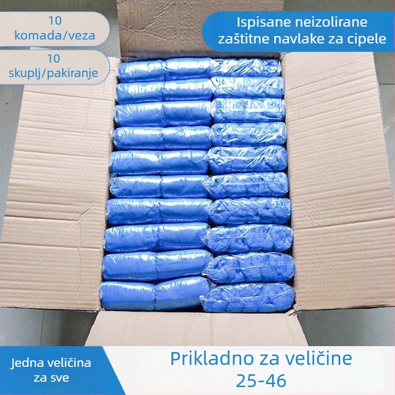 Jednokratne CPE navlake za cipele – pojačane, protuklizne, prilagodljive