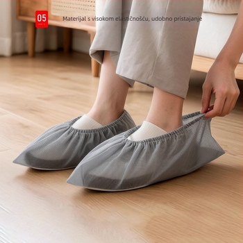 Jednokratne navlake za cipele za kućnu upotrebu, netkani materijal, debljina 300-400 g, jedna veličina odgovara svima, mogućnost ispisa logotipa