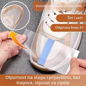 Prozirne ljepljive naljepnice za vrh cipele, vodootporne, 30 kom, jednokratne