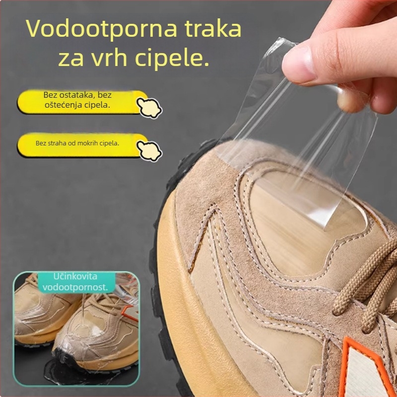 Prozirne ljepljive naljepnice za vrh cipele, vodootporne, 30 kom, jednokratne