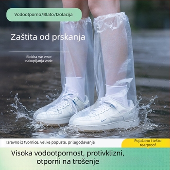 Jednokratne navlake za cipele u kiši, PE materijal, vodootporne, biodegradibilne (0,2 mm debljina)