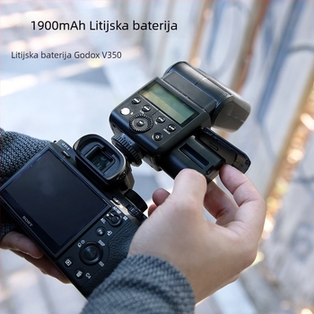 Godox V350 Aksesoar za kameru bljeskalice, VB20 litijska baterija, UC20 punjač, USB difuzor, prijenosni dodatak