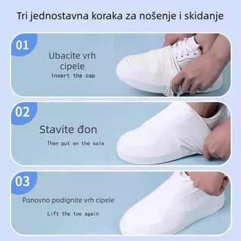 Zaštitne navlake za cipele: otporne na mrlje, višekratne upotrebe, stil lagan luksuz, model sdg-622, kutija od 100 komada