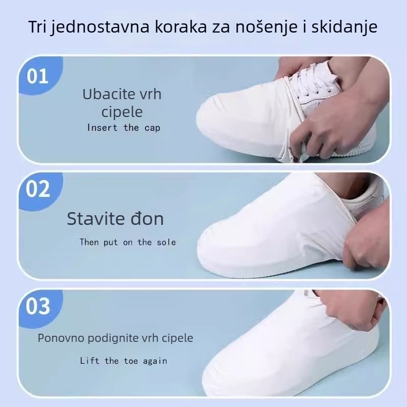 Zaštitne navlake za cipele: otporne na mrlje, višekratne upotrebe, stil lagan luksuz, model sdg-622, kutija od 100 komada