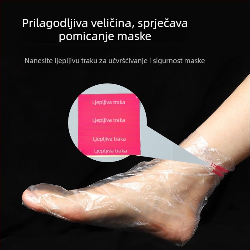 Jednokratna vodootporna maska za stopala i maska za ruke za kupanje – kućna upotreba