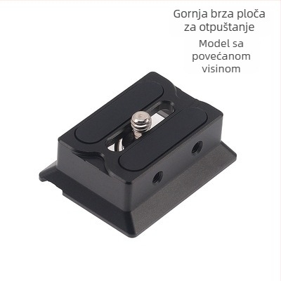 PTZ gornja brza baza za stabilizator od aluminijskog legura, nosivost 2, podržava jedinstvenu konfiguraciju