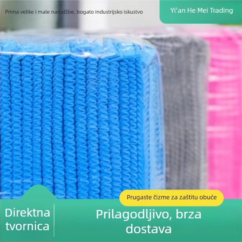 Jednokratne navlake za cipele, otporne na habanje, protuklizne, vodootporne, od netkanog materijala, 100 komada u paketu