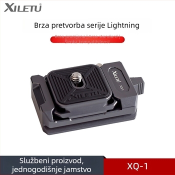Happy tour XQ-1 ploča baze za stabilizator kamere za bezoglednu kameru s brzim oslobađanjem za stativ, težina 73 g