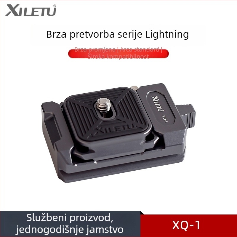 Happy tour XQ-1 ploča baze za stabilizator kamere za bezoglednu kameru s brzim oslobađanjem za stativ, težina 73 g