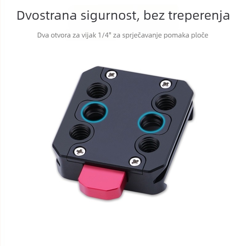 KC12 ploča za brzo montiranje, aluminijska legura, za stativ, težina 50 g