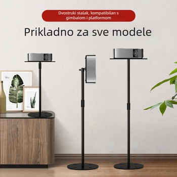 Metalna pločica za projektor s pan-tilt nosačem, višestruka upotreba, izvlačna i prilagodljiva, prijenosna