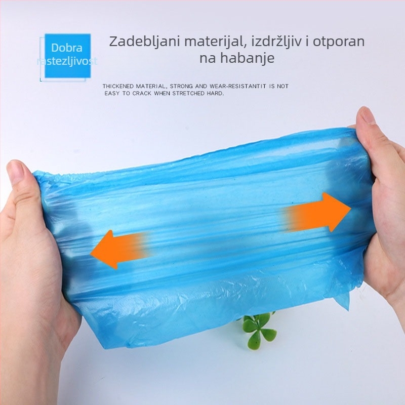 Jednokratne vodootporne navlake za obuće, 100 komada, debele, protuklizne, od PE plastike, za unutarnju upotrebu