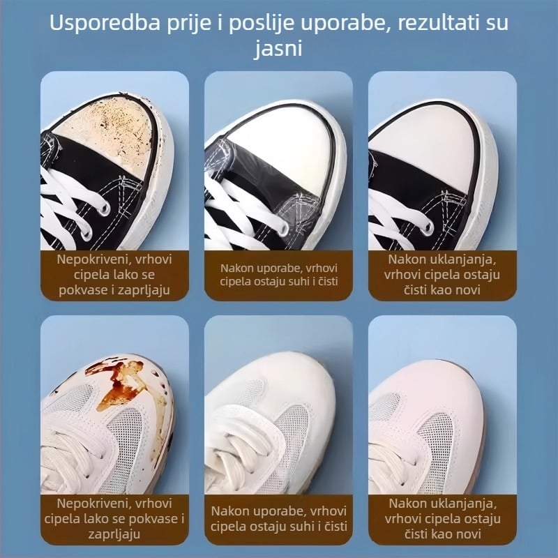 Vodootporna zaštita vrha cipela, film protiv vlage, naljepnica protiv prljavštine, vodootporna naljepnica za kišne dane na vrhu cipela, čist naljepnica za vrh cipela, prozirni vodootporni film za kišne dane