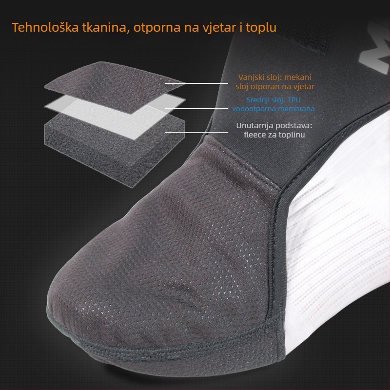 Mesorocks Windproof zaštita listova za biciklizam i skijanje — mrežni materijal i ronilački materijal