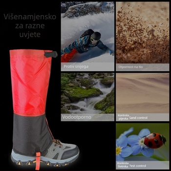 Unisex gaiteri za planinarenje i skijanje, vodootporna zaštita donjih nogu, lagane navlake za obuću za odrasle i djecu, otporne na pješčane uvjete pustinje