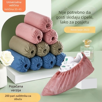 Jednokratne navlake za cipele od netkanog materijala, debele, vodootporne, otporne na habanje, protuklizne, za unutarnju uporabu, za kućnu upotrebu, računalne sobe, studente i goste.