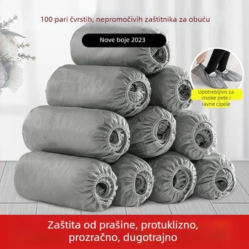 Jednokratne navlake za cipele od netkanog materijala, debele, vodootporne, otporne na habanje, protuklizne, za unutarnju uporabu, za kućnu upotrebu, računalne sobe, studente i goste.