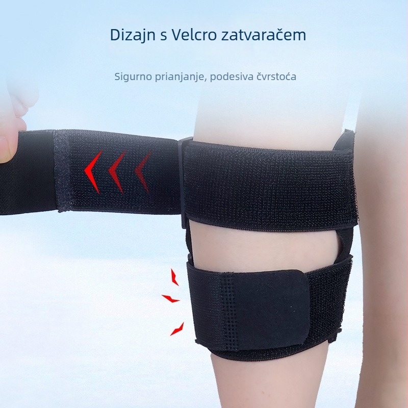 Sportska zaštita za listove s X-oblikovanom trakom i SEBS jastučićem, od poliester vlakna, za odrasle