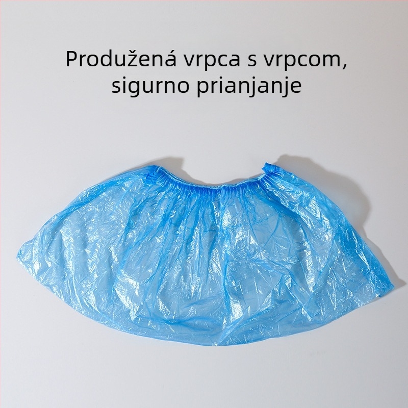 Jednokratne prozirne navlake za cipele od PE – vodootporne, otporne na prašinu, otporne na habanje, za kućnu upotrebu