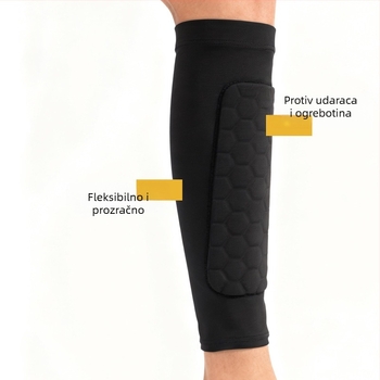 Kompresivna manžeta za potkoljenicu za biciklizam i trčanje — poliester, Calf Guard, Hongde