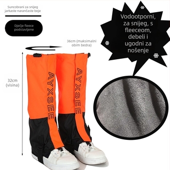 Zaštitne navlake za noge za planinarenje – TPR materijal, Color Blocking dizajn, ljetna upotreba