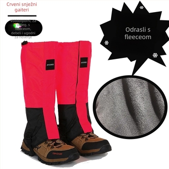 Zaštitne navlake za noge za planinarenje – TPR materijal, Color Blocking dizajn, ljetna upotreba