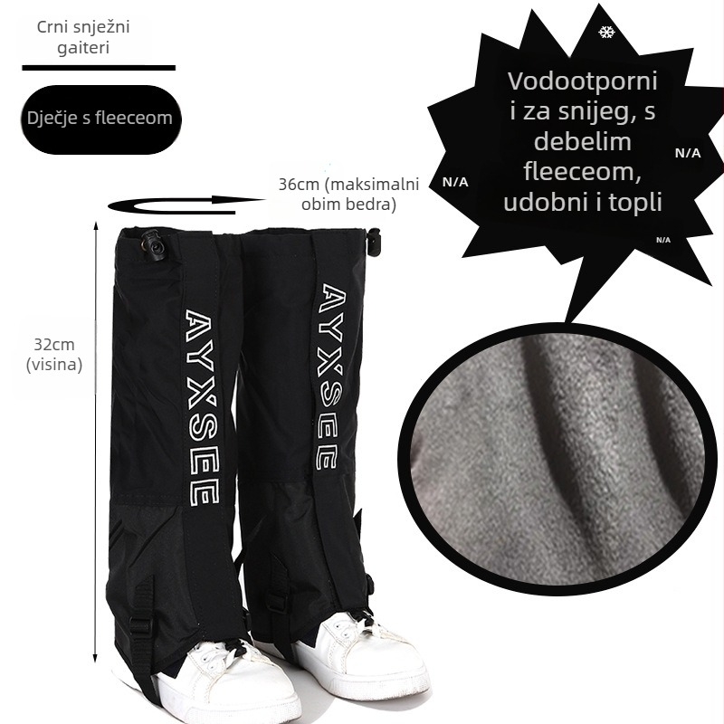 Zaštitne navlake za noge za planinarenje – TPR materijal, Color Blocking dizajn, ljetna upotreba