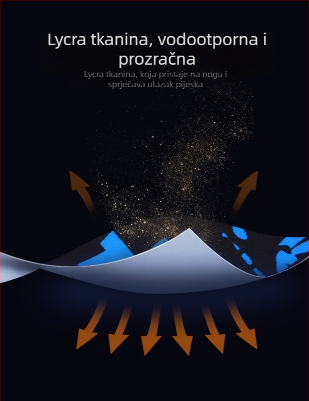 Spandex gaiter za listove za odrasle – planinarenje, zaštita listova, zaštita za nogu
