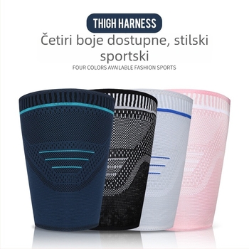 Veleprodaja sportskih kompresijskih leggingsa za bedro – unisex, za trčanje na otvorenom, košarku, Muay Thai i jahanje, zaštitna oprema