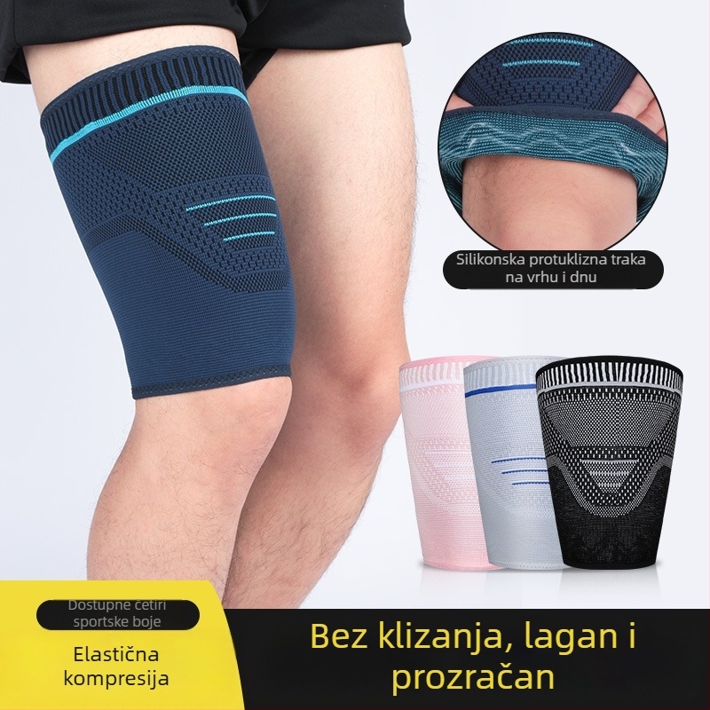 Veleprodaja sportskih kompresijskih leggingsa za bedro – unisex, za trčanje na otvorenom, košarku, Muay Thai i jahanje, zaštitna oprema
