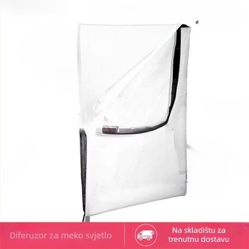Komplet dodatne opreme za softbox za fotografiju i live stream, proziran kvadratni difuzijski materijal, standardna temperatura boje.