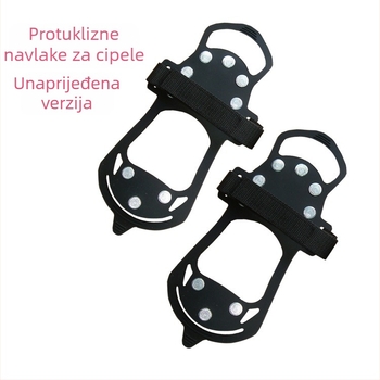 Kramponi za led - protuklizni navlaci za cipele za snijeg i led, jednostavna vanjska upotreba, zimska adhezija